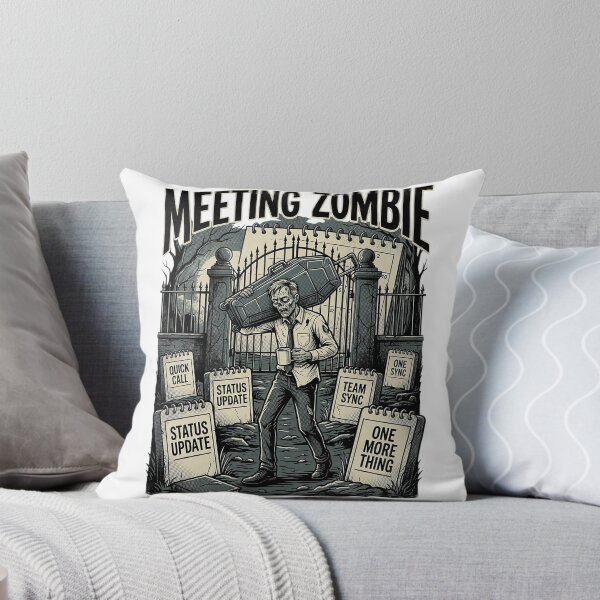 Item preview, Meeting Zombie - Funny Corporate Office Life Art designed and sold by Nubian Style.
