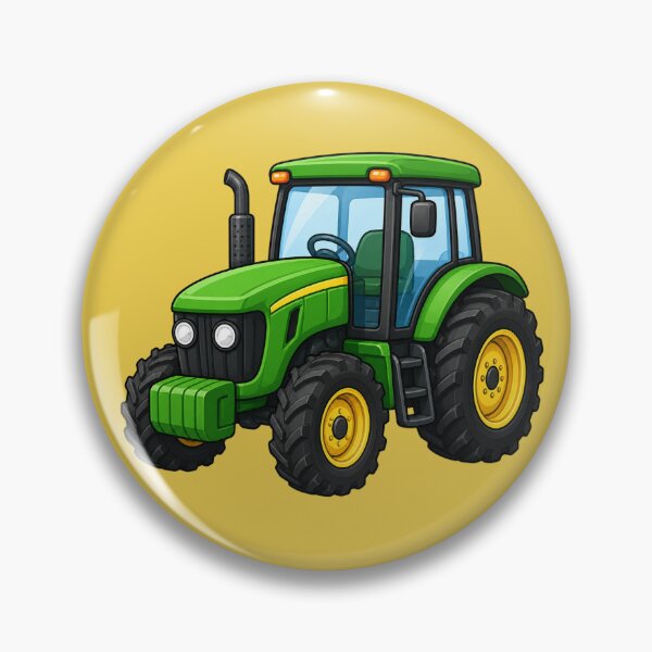 Item preview, Green Farm Tractor Illustration for Agriculture and Country Life designed and sold by Theproxmrt.