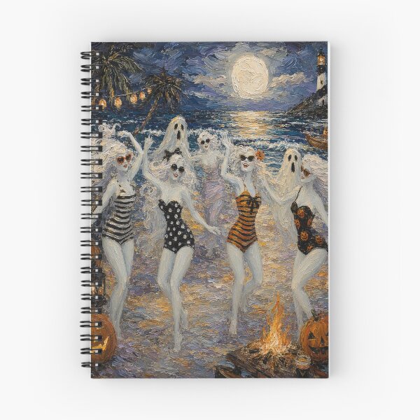 Item preview,  Impasto Ghost Beach Party Portrait designed and sold by FotoworldEdel.