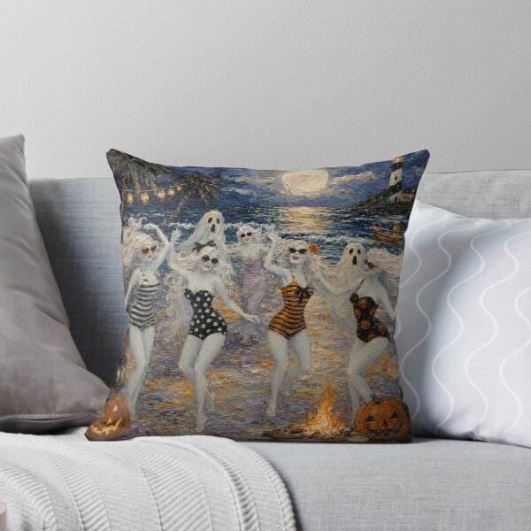 Item preview,  Impasto Ghost Beach Party Portrait designed and sold by FotoworldEdel.