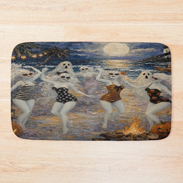 Item preview,  Impasto Ghost Beach Party Portrait designed and sold by FotoworldEdel.