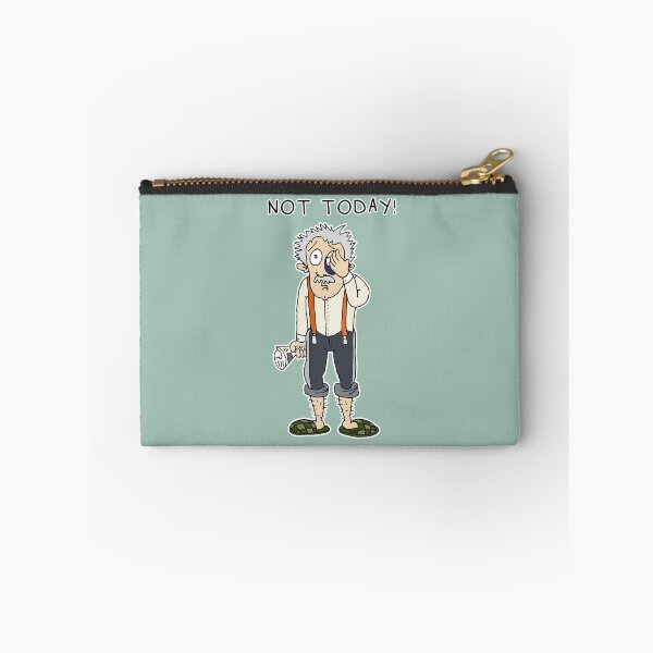 Item preview, Not Today Sticker | Sarcastic Grandpa Cartoon & Refusal Meme designed and sold by MyxaART.