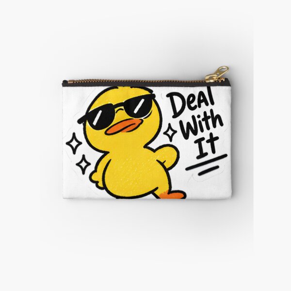 Item preview, ​Deal With It Duck - Sassy Cartoon Duck with Sunglasses designed and sold by Duck lovers.