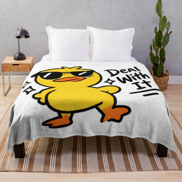 Item preview, Deal With It Duck - Sassy Cartoon Duck with Sunglasses designed and sold by Duck lovers.