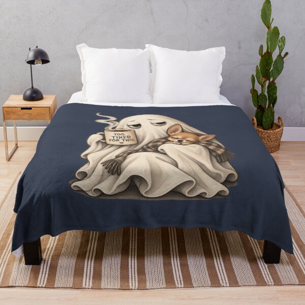 Item preview, Too Tired For This Ghost Chihuahua designed and sold by AmiGraph.