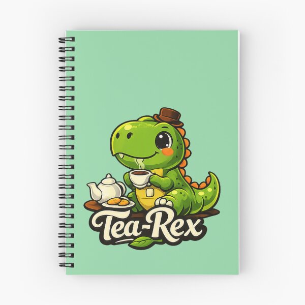 Item preview, Tea‑Rex Funny Dinosaur Quote designed and sold by Dew Drop Designs.