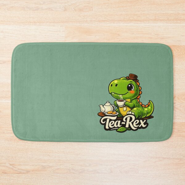 Item preview, Tea‑Rex Funny Dinosaur Quote designed and sold by Dew Drop Designs.