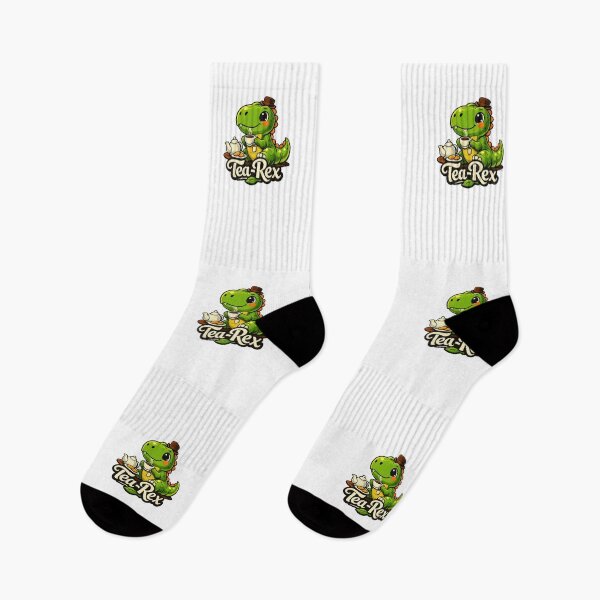 Item preview, Tea‑Rex Funny Dinosaur Quote designed and sold by Dew Drop Designs.