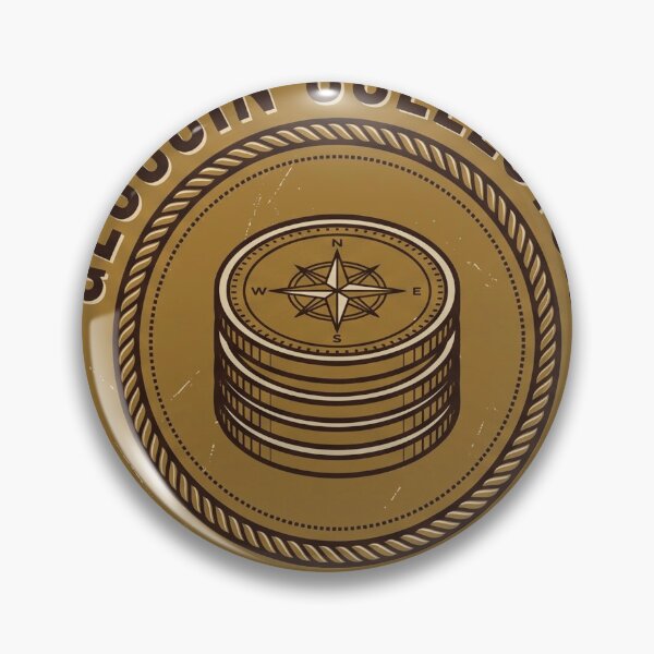Item preview, Geocoin Collector Antique Commemorative Geocaching Patch designed and sold by mnkyride.