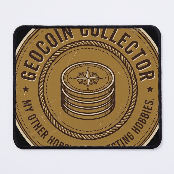 Item preview, Geocoin Collector Antique Commemorative Geocaching Patch designed and sold by mnkyride.