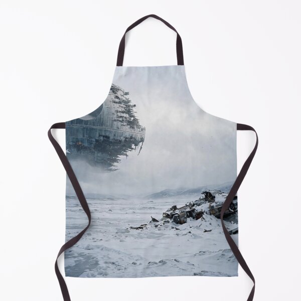 Item preview, Damaged Death Star Over Snowy Landscape designed and sold by Late Theory.