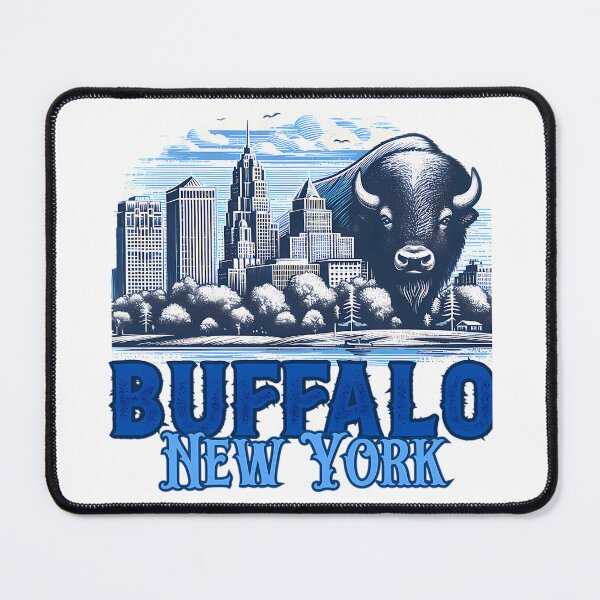 Item preview, Giant Buffalo Head Rising Behind The Buffalo designed and sold by Babyheaven.