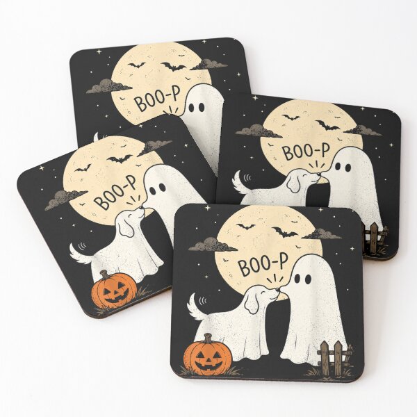 Item preview, Boo Boo-p Dog Ghost Halloween designed and sold by Crookedorbit ⭐⭐⭐⭐⭐ .