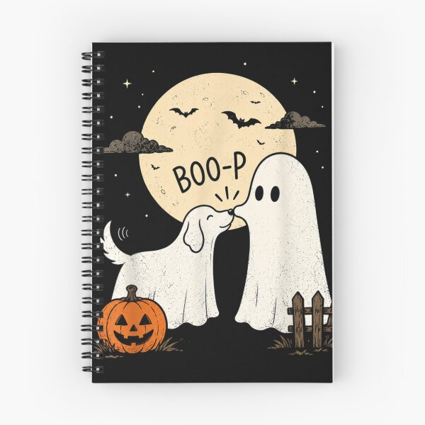 Item preview, Boo Boo-p Dog Ghost Halloween designed and sold by Crookedorbit ⭐⭐⭐⭐⭐ .