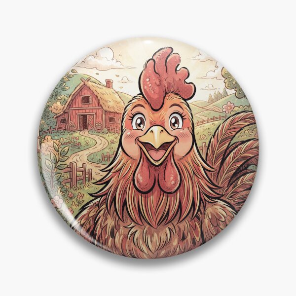 Item preview, Smiling Rooster Anime Style designed and sold by Home Decor Art.