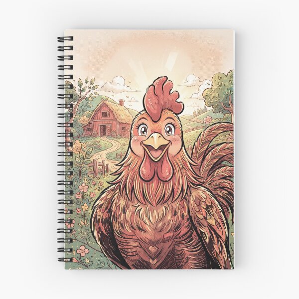 Item preview, Smiling Rooster Anime Style designed and sold by Home Decor Art.