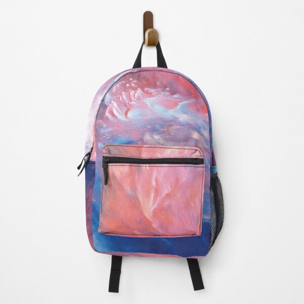 Item preview, Abstract work withs shape of a leaf in pink, blue and white designed and sold by Photopat.