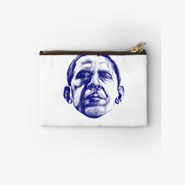 Item preview, Barack Obama Portrait in Dark Blue Artistic Design designed and sold by Barbara Souza.