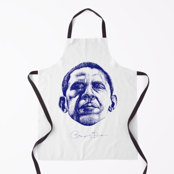 Item preview, Barack Obama Portrait in Dark Blue Artistic Design designed and sold by Barbara Souza.