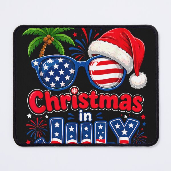 Item preview, Christmas in July 4th of July Patriotic American Santa designed and sold by vetr772.