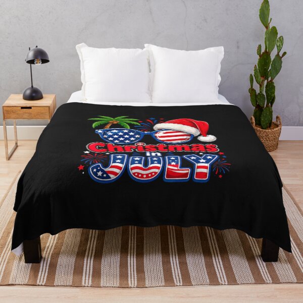 Item preview, Christmas in July 4th of July Patriotic American Santa designed and sold by vetr772.