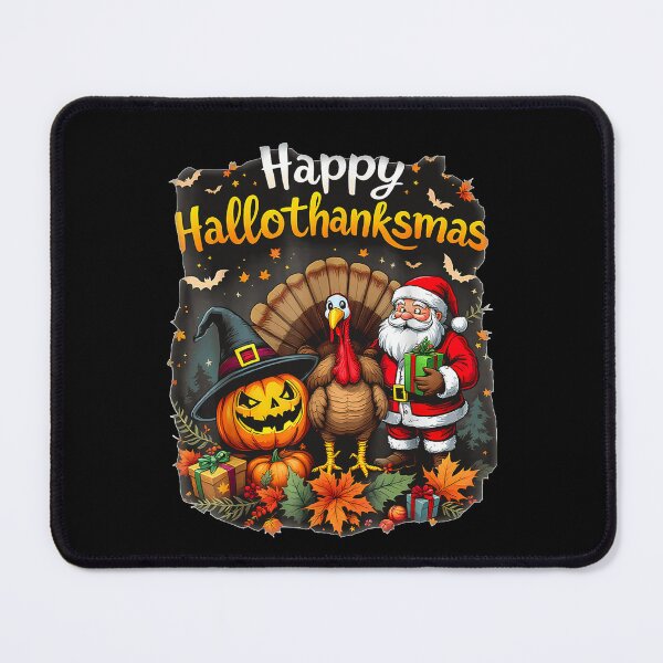 Item preview, Happy Hallothanksmas Thanksgiving Halloween Merry designed and sold by MassonCalepon.