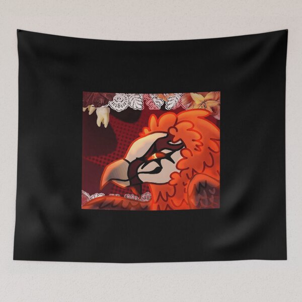Item preview, Fiery Griffin with Floral Accents designed and sold by Baby-Care.