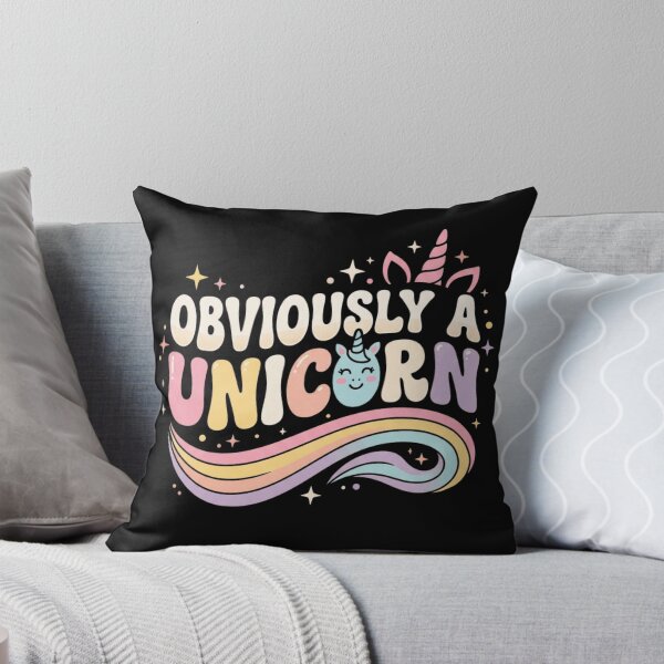 Item preview, Obviously A Unicorn Groovy Retro Pastel Design T-Shirt – Cute Unicorn Lover Gift, Magical Rainbow Graphic designed and sold by Trendably.