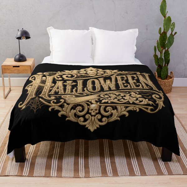 Item preview, Gold Halloween Victorian Ornate Engraving designed and sold by DarkOriginArts.