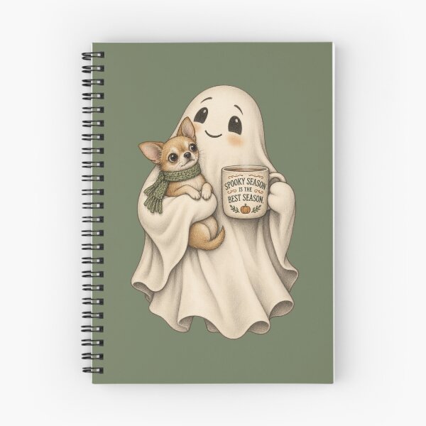 Item preview, Spooky Season Autumn Season Ghost Chihuahua designed and sold by AmiGraph.