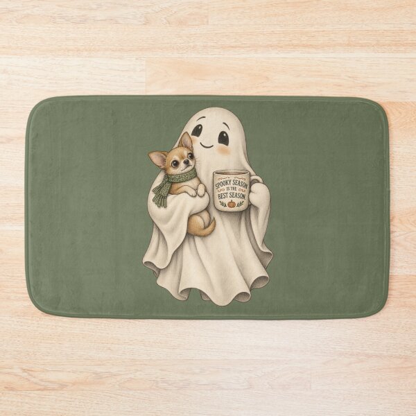 Item preview, Spooky Season Autumn Season Ghost Chihuahua designed and sold by AmiGraph.