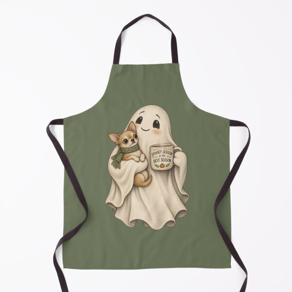 Item preview, Spooky Season Autumn Season Ghost Chihuahua designed and sold by AmiGraph.