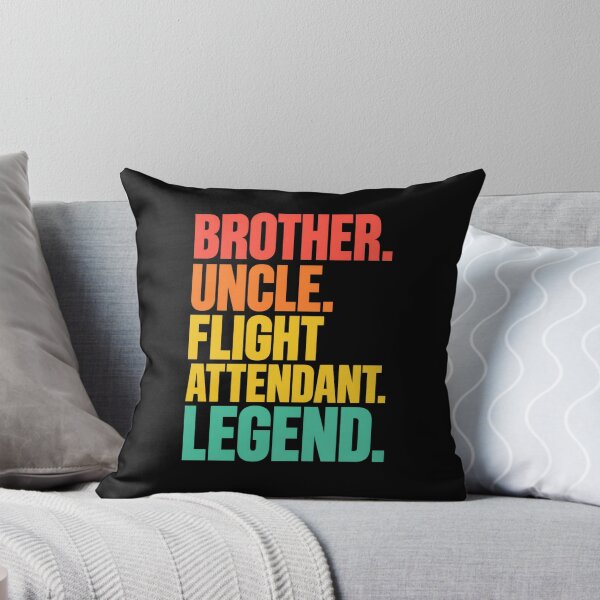 Item preview, Brother Uncle Flight Attendant Legend Women's T-Shirt – Funny Flight Attendant Gift, Aviation Graphic designed and sold by Trendably.