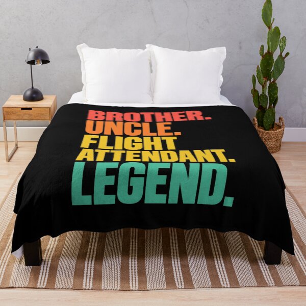 Item preview, Brother Uncle Flight Attendant Legend Women's T-Shirt – Funny Flight Attendant Gift, Aviation Graphic designed and sold by Trendably.