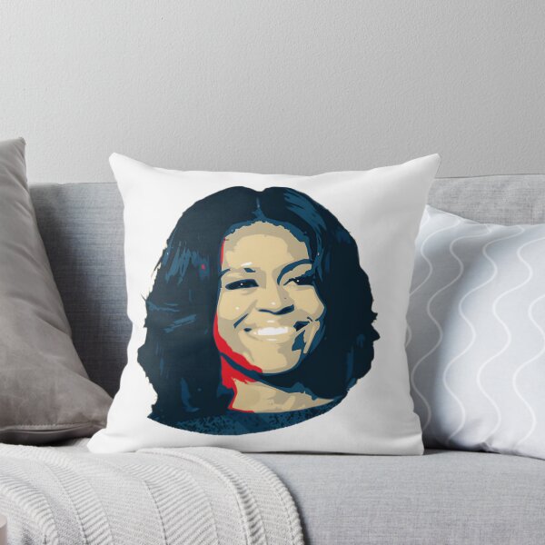 Item preview, Michelle Obama Pop Art Portrait with Vibrant Colors and Modern Style designed and sold by Barbara Souza.