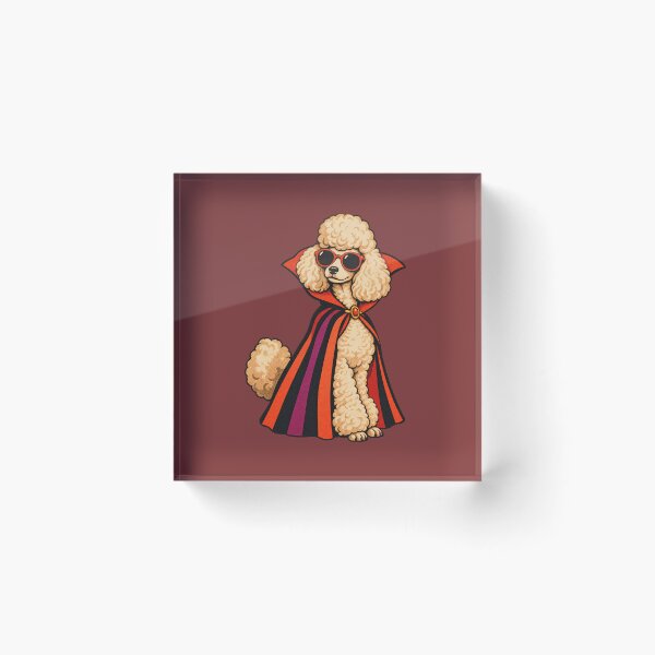 Item preview, Retro 1970s Vampire Poodle Art – Groovy Vintage Halloween Print designed and sold by MagicMakerPh.