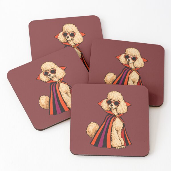 Item preview, Retro 1970s Vampire Poodle Art – Groovy Vintage Halloween Print designed and sold by MagicMakerPh.