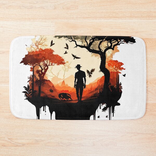 Item preview, African Safari Sunset Silhouette Wall Art – Wildlife Adventure Nature T-Shirt & Gift designed and sold by Kruti Collection.