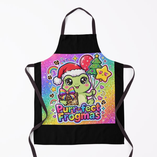 Item preview, Lisa Frank Christmas Frog Purrfect Frogmas Neon 90s Retro designed and sold by HealingEraInk.
