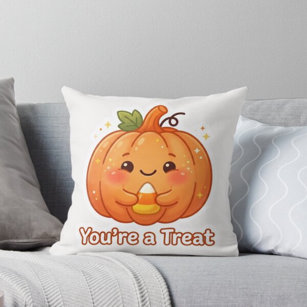Item preview, You’re a Treat Cute Halloween Pumpkin Sticker designed and sold by Cerys-GS.