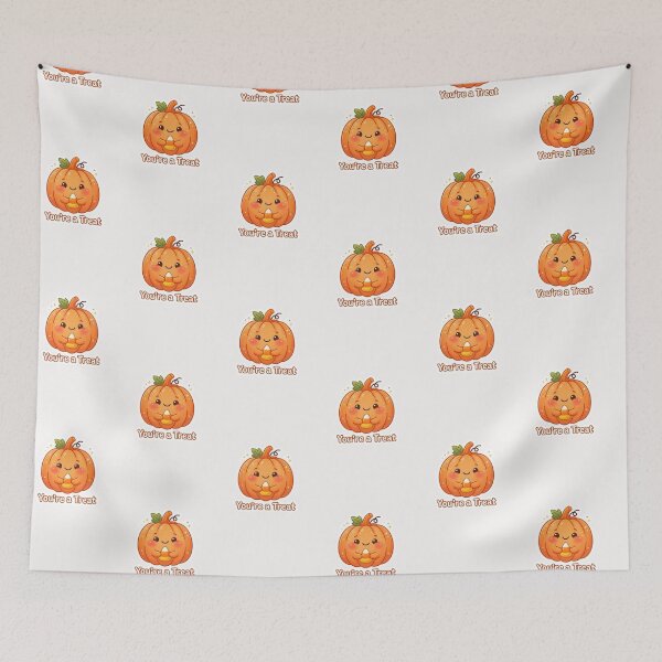 Item preview, You’re a Treat Cute Halloween Pumpkin Sticker designed and sold by Cerys-GS.