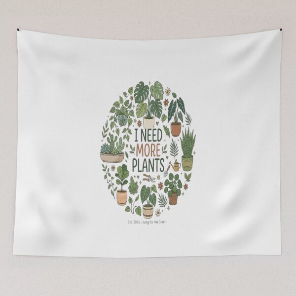 Item preview, I Need More Plants Funny Plant Lover Houseplant Gift designed and sold by ArtsyElegance4U ⭐⭐⭐⭐⭐.