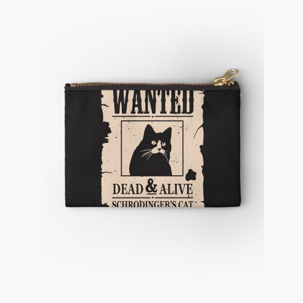 Item preview, Wanted Dead And Alive Schrödinger Cat Quantum Physics Design designed and sold by Heinzhub.