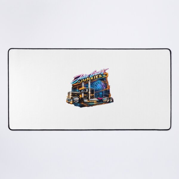 Item preview, Jake Brake Junkies Futuristic Old School Trucking Design designed and sold by Dark  Horse.