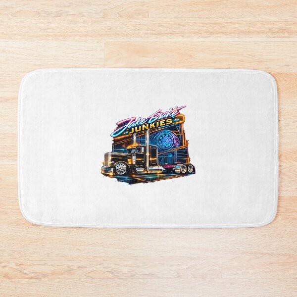 Item preview, Jake Brake Junkies Futuristic Old School Trucking Design designed and sold by Dark  Horse.