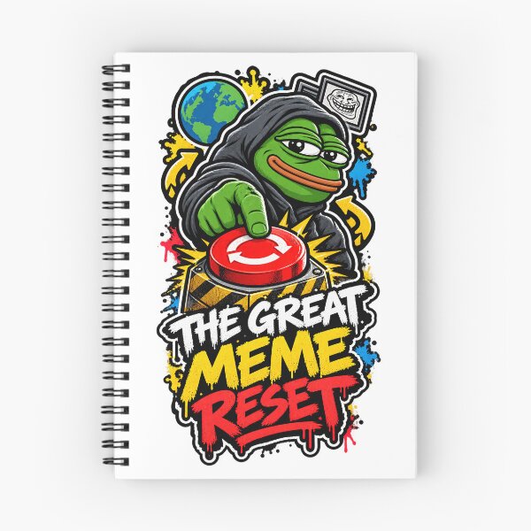 Item preview, The Great Meme Reset - Funny Cute Aesthetic Gaming Memes Motivation Humor Quote Text for an Inspirational Motivational Restart designed and sold by DUMEJE.