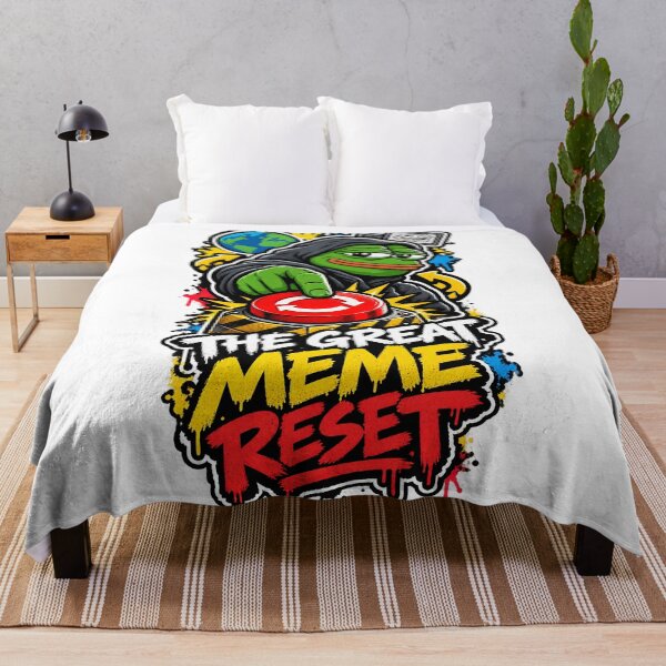 Item preview, The Great Meme Reset - Funny Cute Aesthetic Gaming Memes Motivation Humor Quote Text for an Inspirational Motivational Restart designed and sold by DUMEJE.