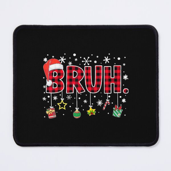 Item preview, Bruh Funny Christmas Red Plaid Teens Boys Kids Xmas Pajamas  designed and sold by MiteKangerin.