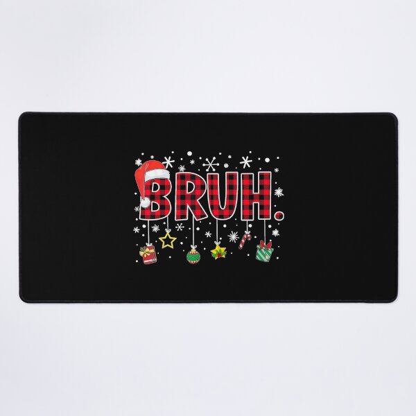 Item preview, Bruh Funny Christmas Red Plaid Teens Boys Kids Xmas Pajamas designed and sold by MiteKangerin.