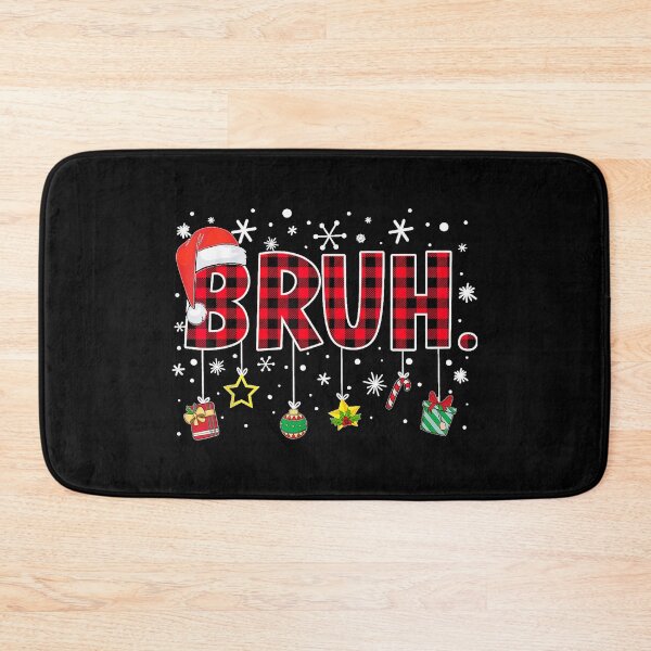 Item preview, Bruh Funny Christmas Red Plaid Teens Boys Kids Xmas Pajamas  designed and sold by MiteKangerin.